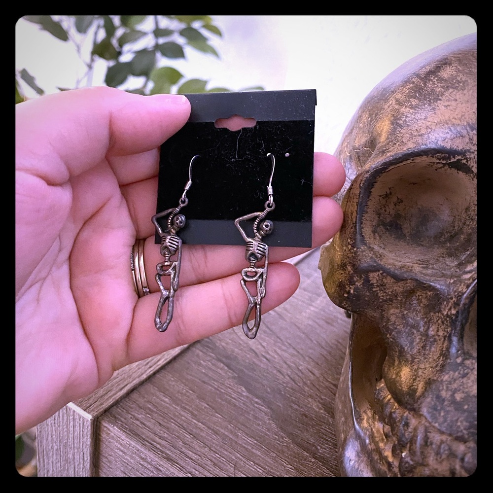Hanging Skeleton Earrings